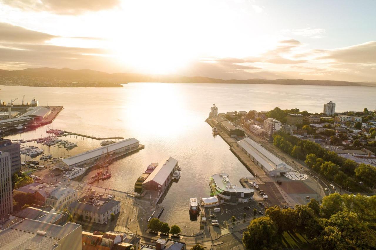 The Tasman, A Luxury Collection Hotel, Hobart Luaran gambar Aerial view of the Hobart waterfront
